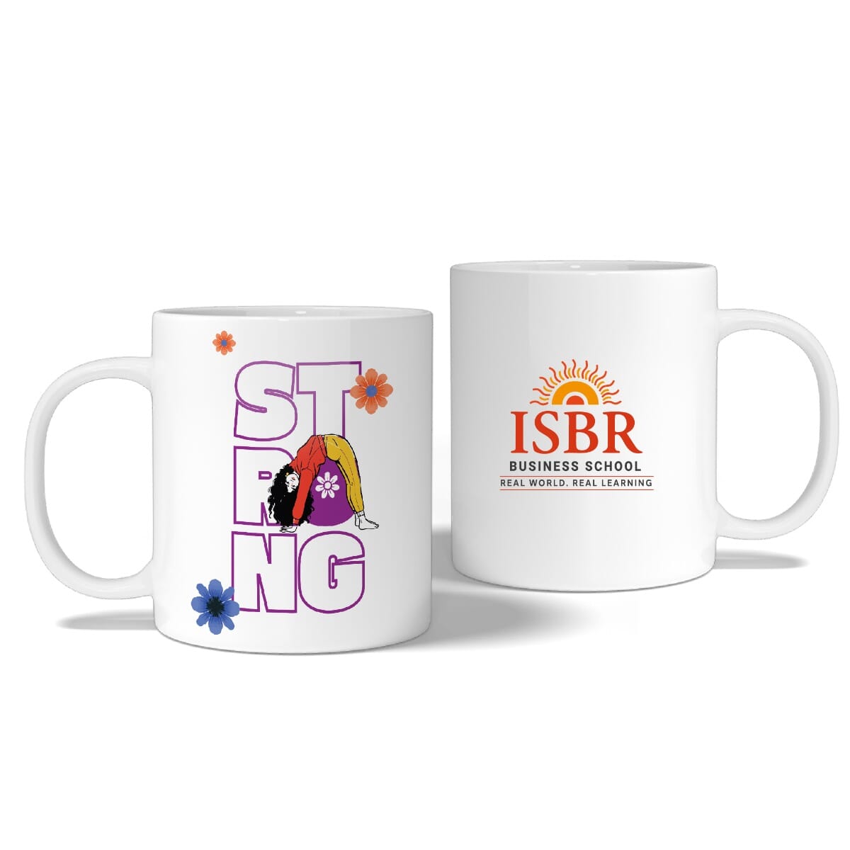 Strong Women Sublimation Mug- White